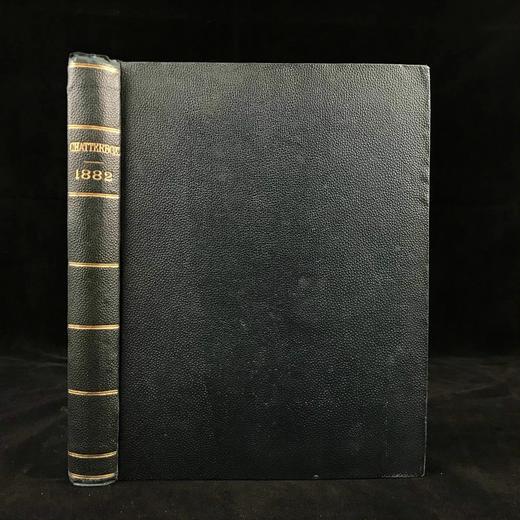 1882年 巧言小筑杂志 数百幅精美插图（含多幅彩色） 漆布精装16开 商品图0