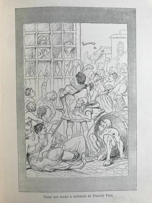 1887年 班扬《天路历程》 60幅插图 漆布精装大32开 商品图3