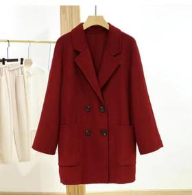 青年简约组茗月格大衣05012321