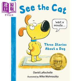 【中商原版】See the Cat Three Stories About a Dog 猫猫眼里的狗狗 英文原版 儿童绘本 动物故事 David Larochelle 4-6岁