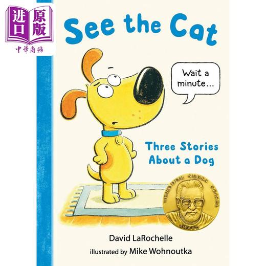 【中商原版】See the Cat Three Stories About a Dog 猫猫眼里的狗狗 英文原版 儿童绘本 动物故事 David Larochelle 4-6岁 商品图0