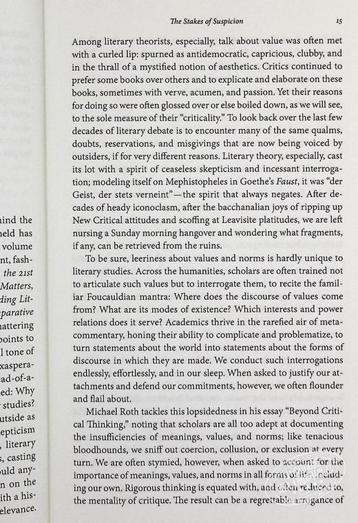 预售 【中商原版】批评的局限 Limits of Critique 英文原版 Rita Felski 进口图书 英文文学 经典文学 英文小说 商品图5