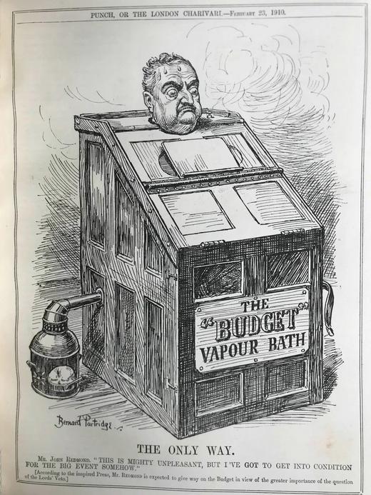 1910年1-6月 英国讽刺漫画杂志《笨拙》数百幅插图 漆布精装16开 商品图5