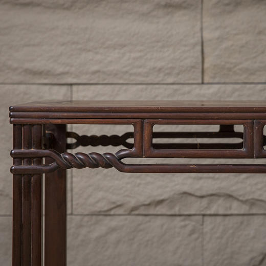 清 红木绳纹画桌 商品图1