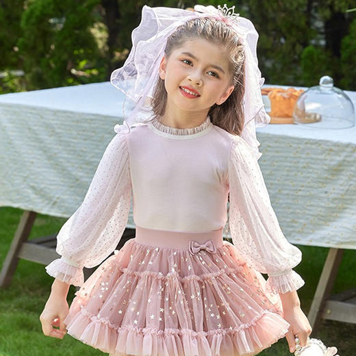 泡泡长袖 | 法国Q.cutians 泡泡长袖女孩舞蹈演出服装礼物 生日礼物 商品图7