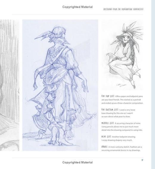 Sketching from the Imagination: Storytelling，想象素描：讲故事，绘画 商品图9