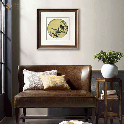 艷 湘绣  刺绣客厅餐厅玄关《小品》新中式挂画 商品图5