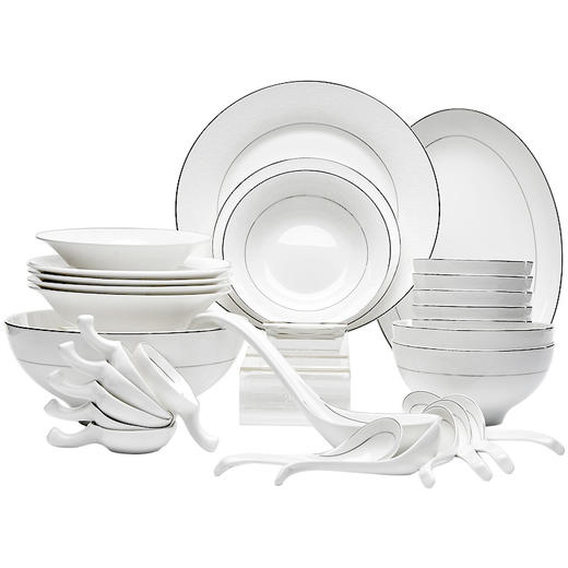 【2023年新春福袋】玛戈隆特32头餐具（白金岁月） 商品图0