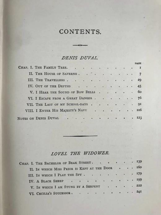 1869年 萨克雷《丹尼斯·杜瓦尔/鳏夫洛弗尔》 作者亲绘多幅插图 漆布精装大32开 商品图4