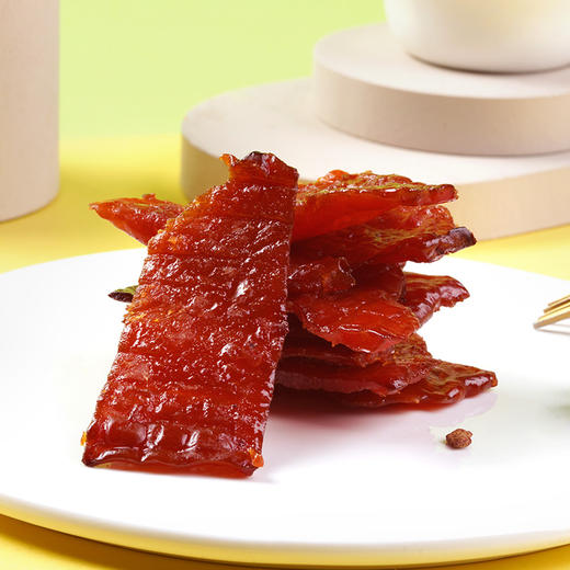 广州酒家 原切猪肉脯袋装熟食猪肉干独立小包混合肉类零食嘴馋小吃 商品图5