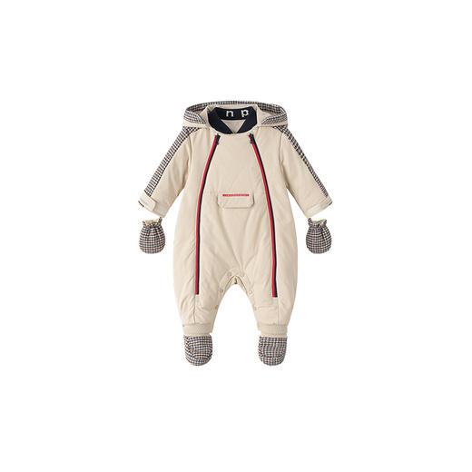 丽婴房-童衣类（冬）F2羽绒连身装5_乳白 商品图0