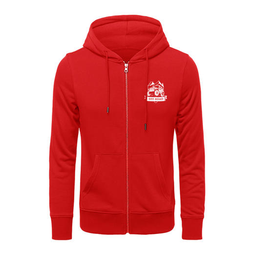 自由基地秋冬新款简约设计越野车logo队服带帽拉链毛圈卫衣休闲衫 NMT-1933 商品图4