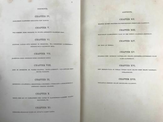 约19世纪后期 南威尔士的漫步与旅行 48幅精美版画插图 全真皮精装16开 商品图5