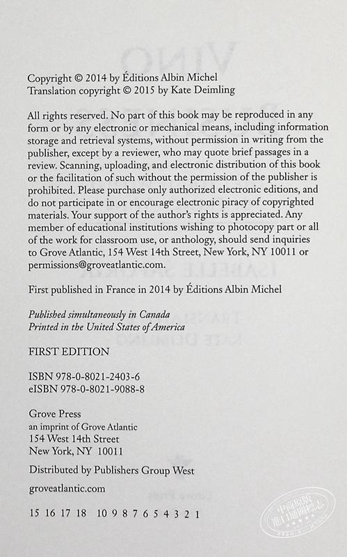 酒业：法国葡萄酒的多云世界 英文原版 Vino Business:The Cloudy World of French Wine Isabelle Saporta Grove Press 饮食 商品图4