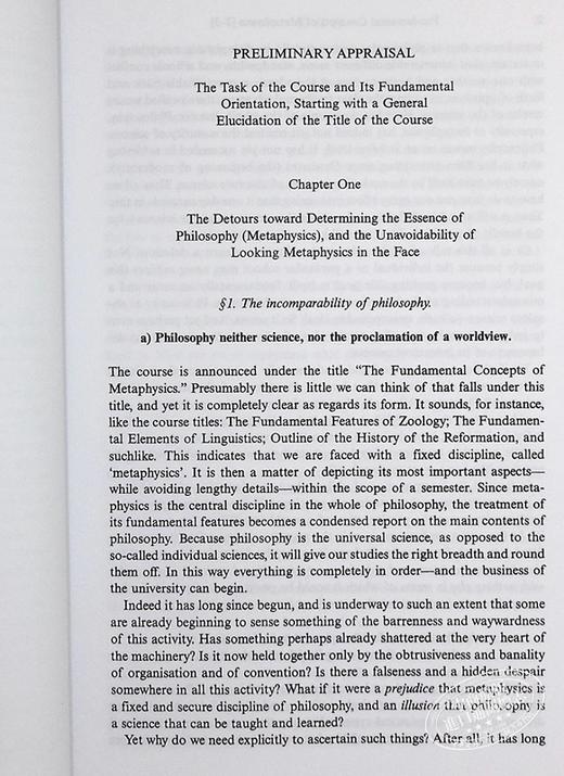 【中商原版】T马丁·海德格尔 形而上学的基本概念 英文原版 The Fundamental Concepts of Metaphysics 哲学 Martin Heidegger 商品图6
