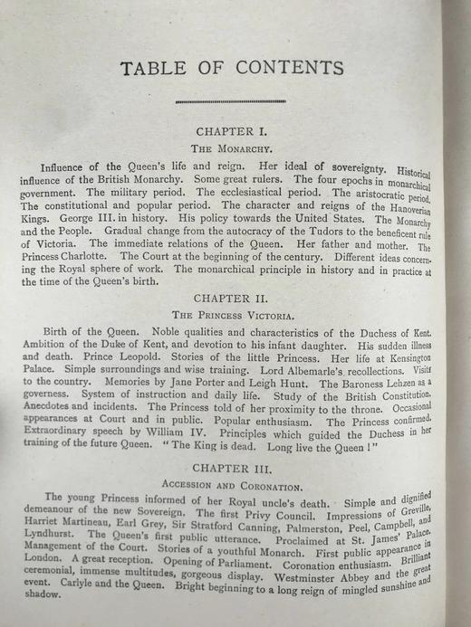1896年 维多利亚女王：她的生平与统治 56幅插图 漆布精装16开 商品图3