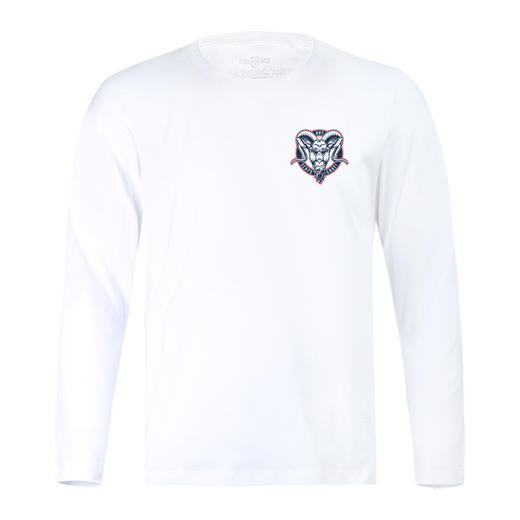 自由基地秋冬新款动物图案公羊logo设计印花长袖T恤衫套头打底衫 NMT-1960 商品图3