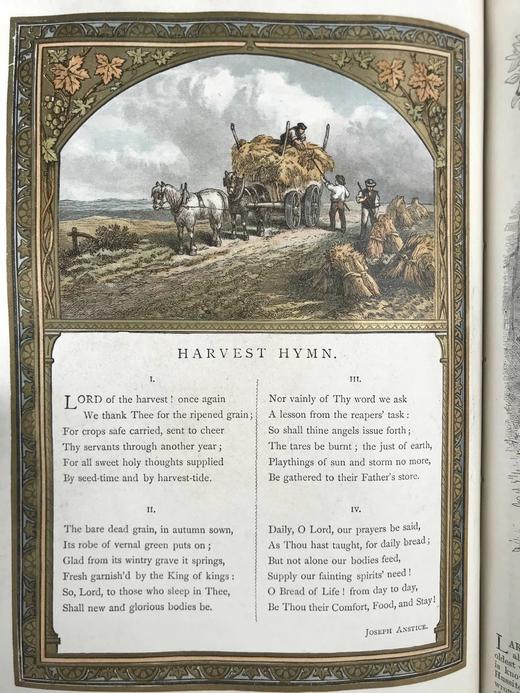 1875年 居家礼拜日杂志 数百幅插图（含多幅彩色） 漆布精装16开 商品图11