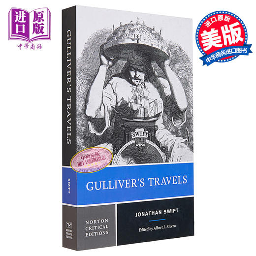 【中商原版】格列佛游记 诺顿文学解读系列 英文原版 Norton Critical Editions Gulliver's Travels Jonathan Swift 商品图0