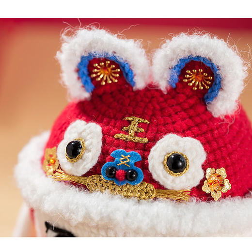 苏苏姐家新年给力兔手工DIY编织钩针玩偶毛线团自制材料包 商品图2