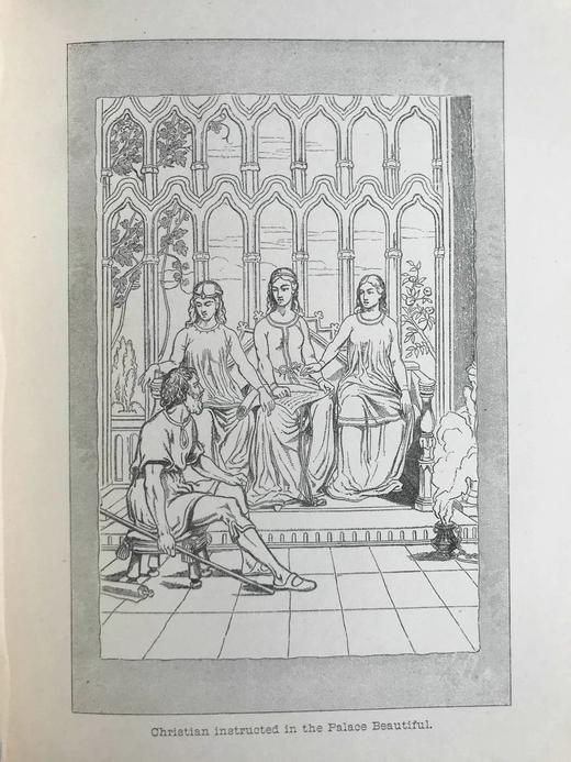 1887年 班扬《天路历程》 60幅插图 漆布精装大32开 商品图12