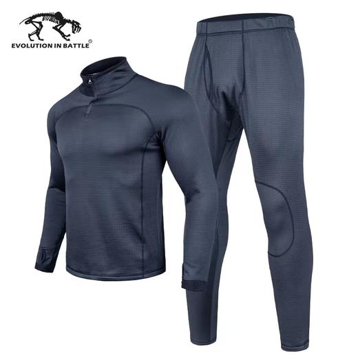 猛虎营秋冬男款L2内搭230g单面抓绒保暖套装 商品图14