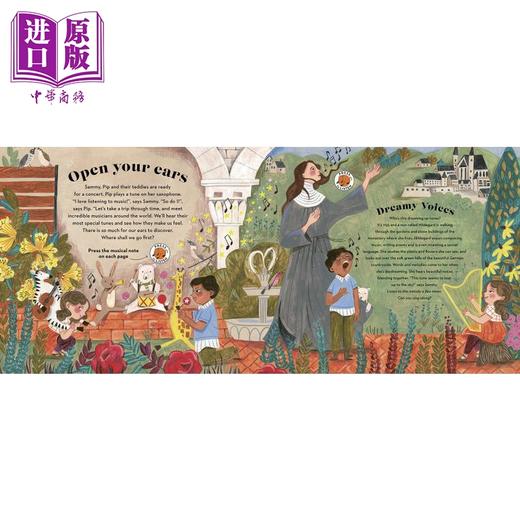 【中商原版】Listen to the Music A world of magical melodies 聆听音乐充满魔幻旋律的世界 英文原版 精品绘本 儿童故事 7-12岁 商品图2