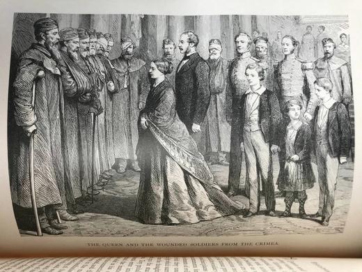 1896年 维多利亚女王：她的生平与统治 56幅插图 漆布精装16开 商品图6