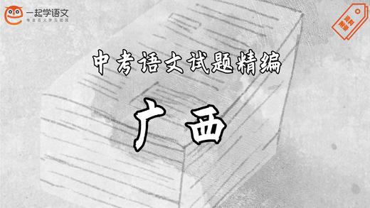 中考语文试题精编·广西 商品图0