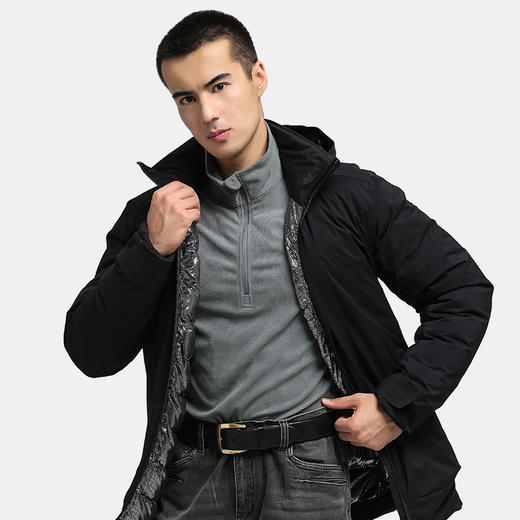 鹰爪第三代鹰翼蓄热石墨烯全封胶弹力硬壳式鹅绒服羽绒服 商品图11