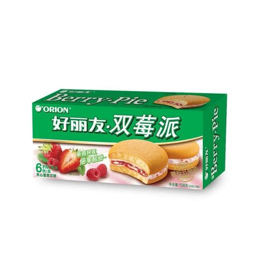 好丽友双莓派夹心蛋类芯饼138g 商品图0