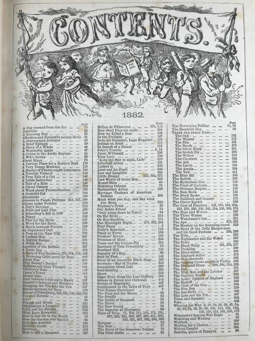 1882年 巧言小筑杂志 数百幅精美插图（含多幅彩色） 漆布精装16开 商品图4