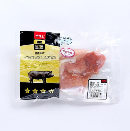 黑猪后腿肉块400g 商品图0