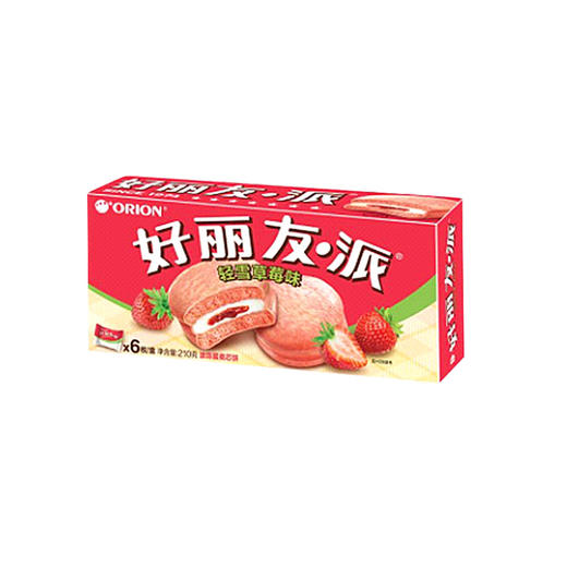 好丽友派轻雪草莓味210g 商品图0