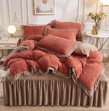 柔暖浮世牛奶绒四件套2.0*2.3m-G119100035 商品图2