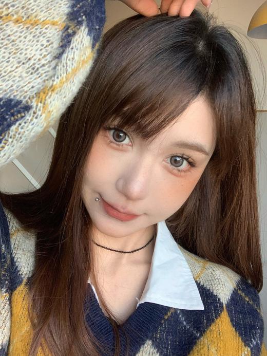 半年抛 果冻棕 kikicon 大直径14.5 着色13.9 (同品牌多副美瞳更划算 选款色板在详情页内) 棕色混血美瞳 商品图7