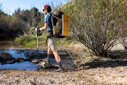 injinji五指袜长筒美利奴羊毛森林绿FOR/石榴红GAR加厚保暖户外徒步越野跑登山 商品图7
