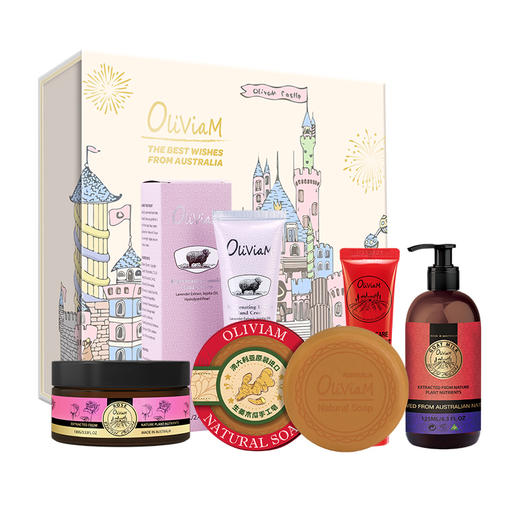 中欧班列精选】澳洲  原装进口Oliviam/澳莉维亚白色梦幻小镇五件套套装 商品图7