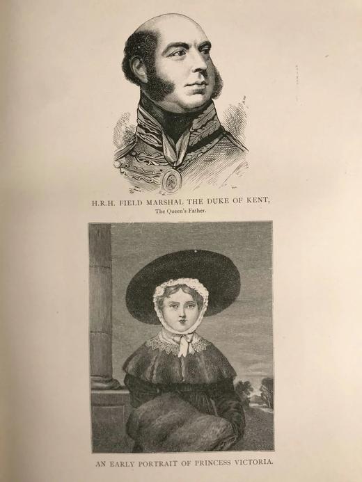 1896年 维多利亚女王：她的生平与统治 56幅插图 漆布精装16开 商品图5