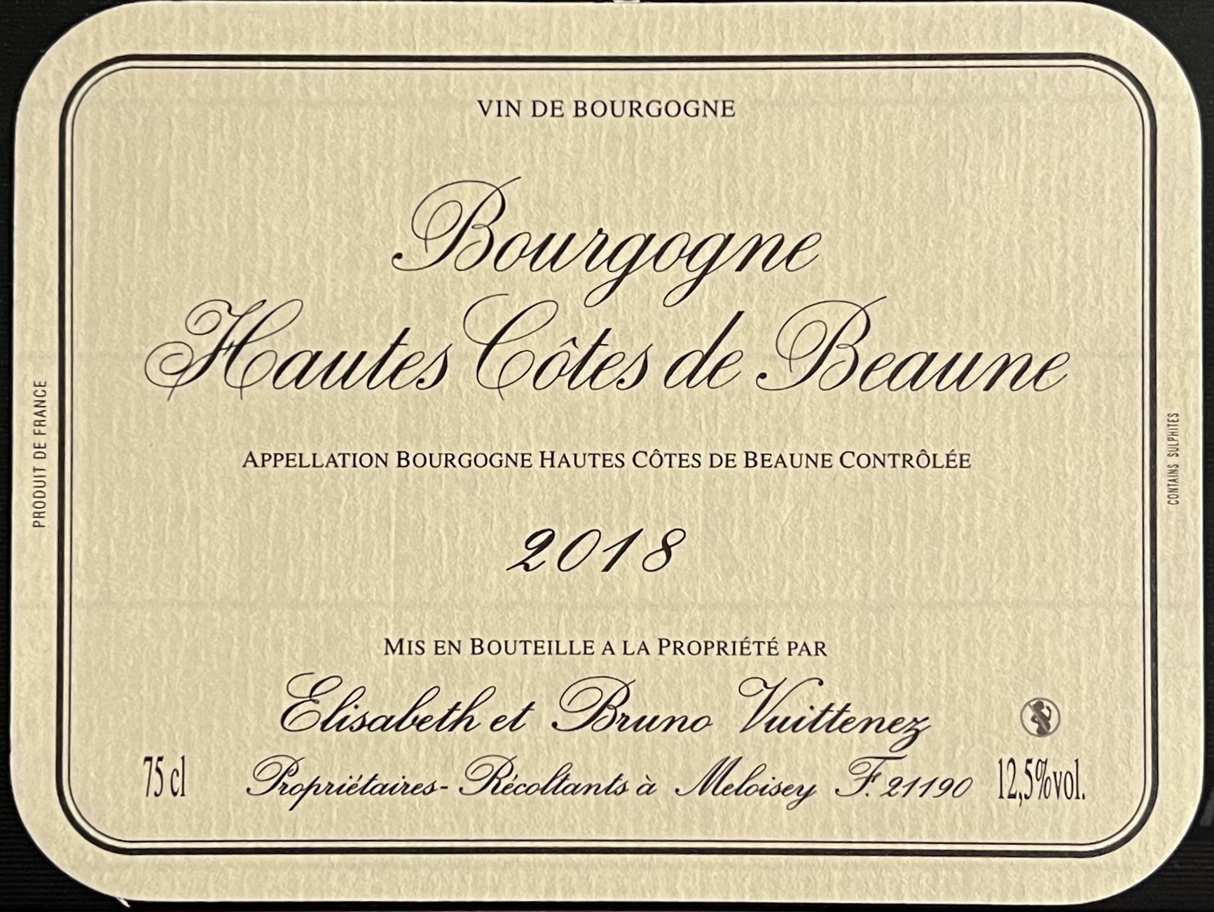 布鲁诺维特内上博恩丘干白2020