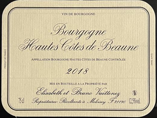 布鲁诺维特内上博恩丘干白2020 商品图0