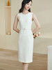 米思阳2026春季新款气质淑女纯色修身包臀裙子无袖内搭连衣裙0189 商品缩略图1