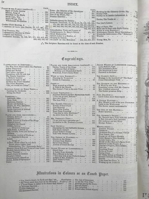 1875年 居家礼拜日杂志 数百幅插图（含多幅彩色） 漆布精装16开 商品图5