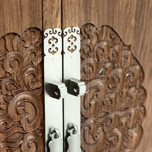 苏梨家具 花好月圆双门多宝柜 商品图2