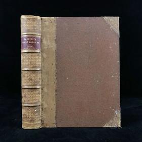 1891年 卡塞尔家庭杂志 数百幅插图 真皮精装16开