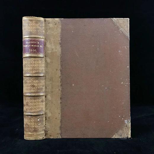 1891年 卡塞尔家庭杂志 数百幅插图 真皮精装16开 商品图0