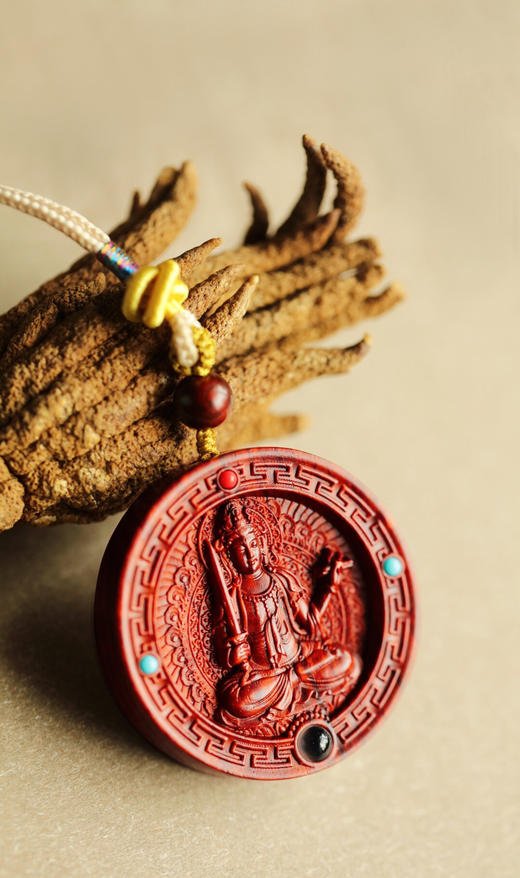 【青山特惠】小叶紫檀 八大守护神 · 运转乾坤 满工雕刻本命佛吊坠 s1 商品图2