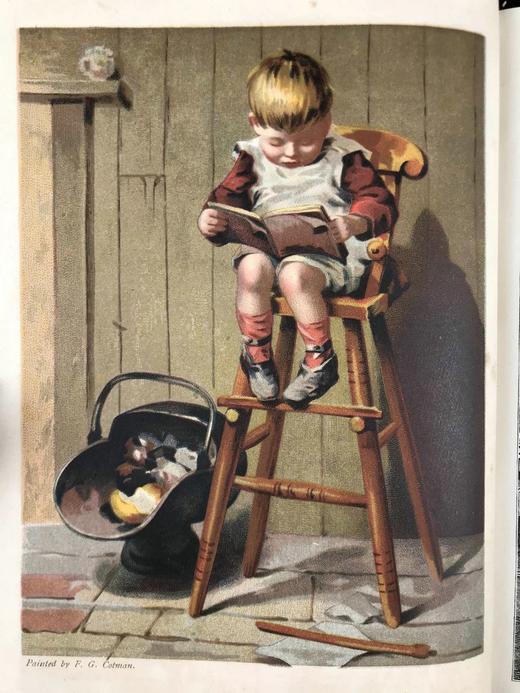 1882年 巧言小筑杂志 数百幅精美插图（含多幅彩色） 漆布精装16开 商品图8