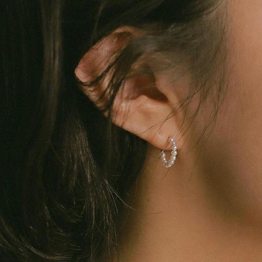 订购10周到｜CHARLOTTE LEBECK-Libby-珍珠 耳环（单只）［丹麦设计师］ 商品图0