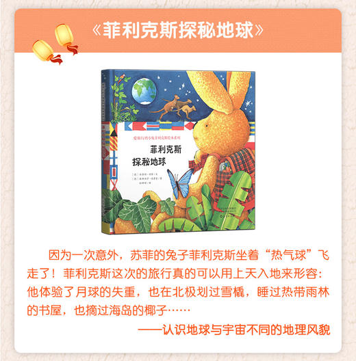 2023新年礼物盒《爱旅行的小兔菲利克斯图书礼盒-小兔之家》，3-9岁，读绘本+拆信件+DIY小兔之家 商品图3